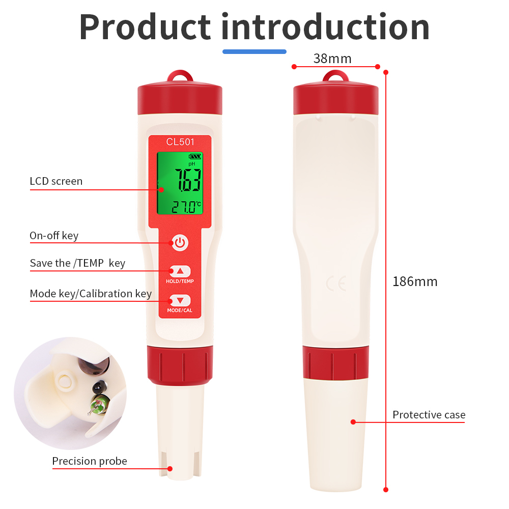 デジタル水質検出器,温度計,スイミングプール用塩素テスター, - Marine Test Kit のレビューと価格
