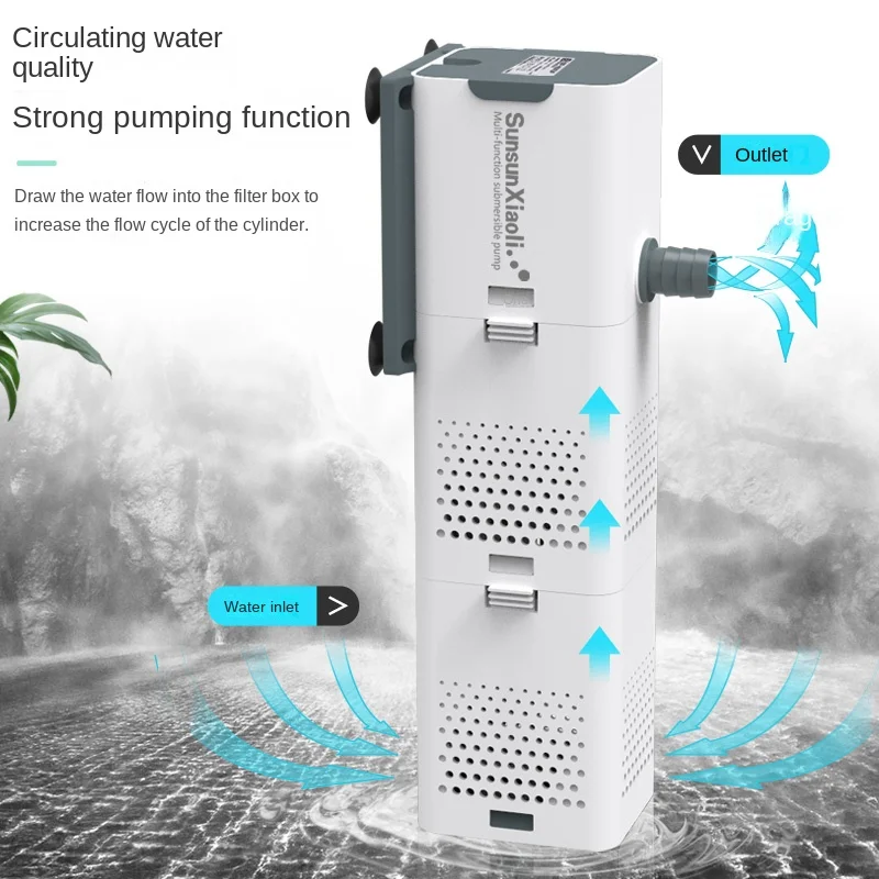 SUNSUN 3 in 1 フィルター水族館の水槽フィルター - Marine Aquarium Uv Sterilizer のレビューと価格