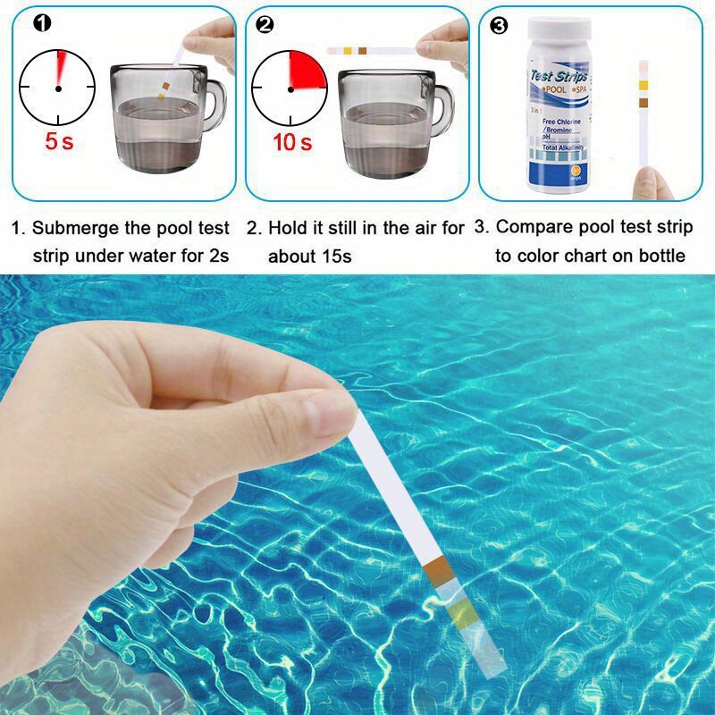 塩素 PH テストストリップ SPA スイミングプール水族館 - Marine Test Kit のレビューと価格