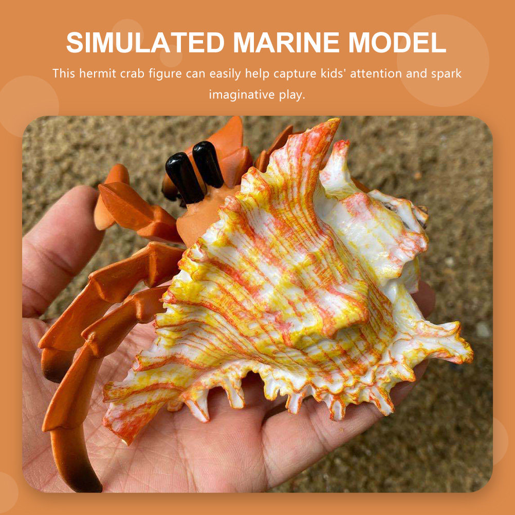 シミュレーションヤドカリカニ人工パグリアンカニ装飾品、子供向 - Marine Aquarium Hermit Crab のレビューと価格