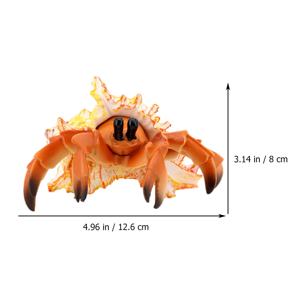 シミュレーションヤドカリカニ人工パグリアンカニ装飾品、子供向 - Marine Aquarium Hermit Crab のレビューと価格