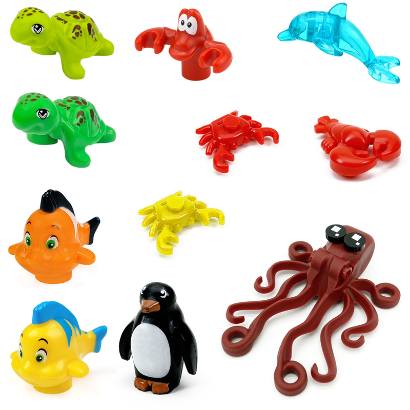 海洋生物動物 MOC ビルディングブロック都市水族館ヤドカリ - Marine Aquarium Hermit Crab のレビューと価格