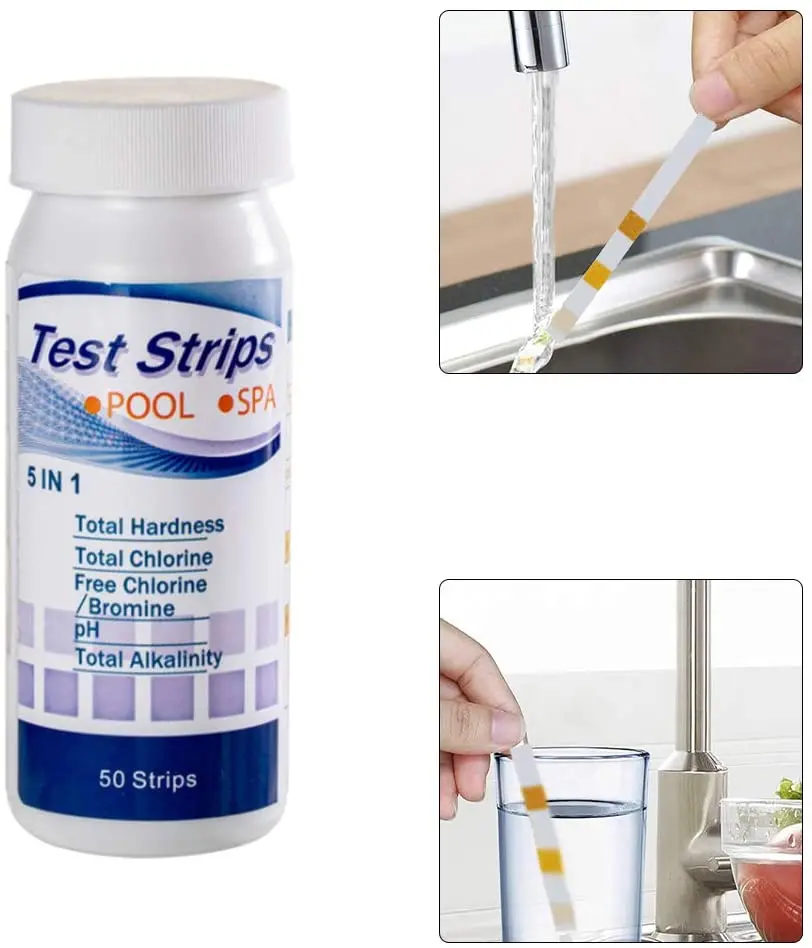 SPA スイミングプール水テスター紙硬度ツール 50 個多目 - Marine Test Kit のレビューと価格